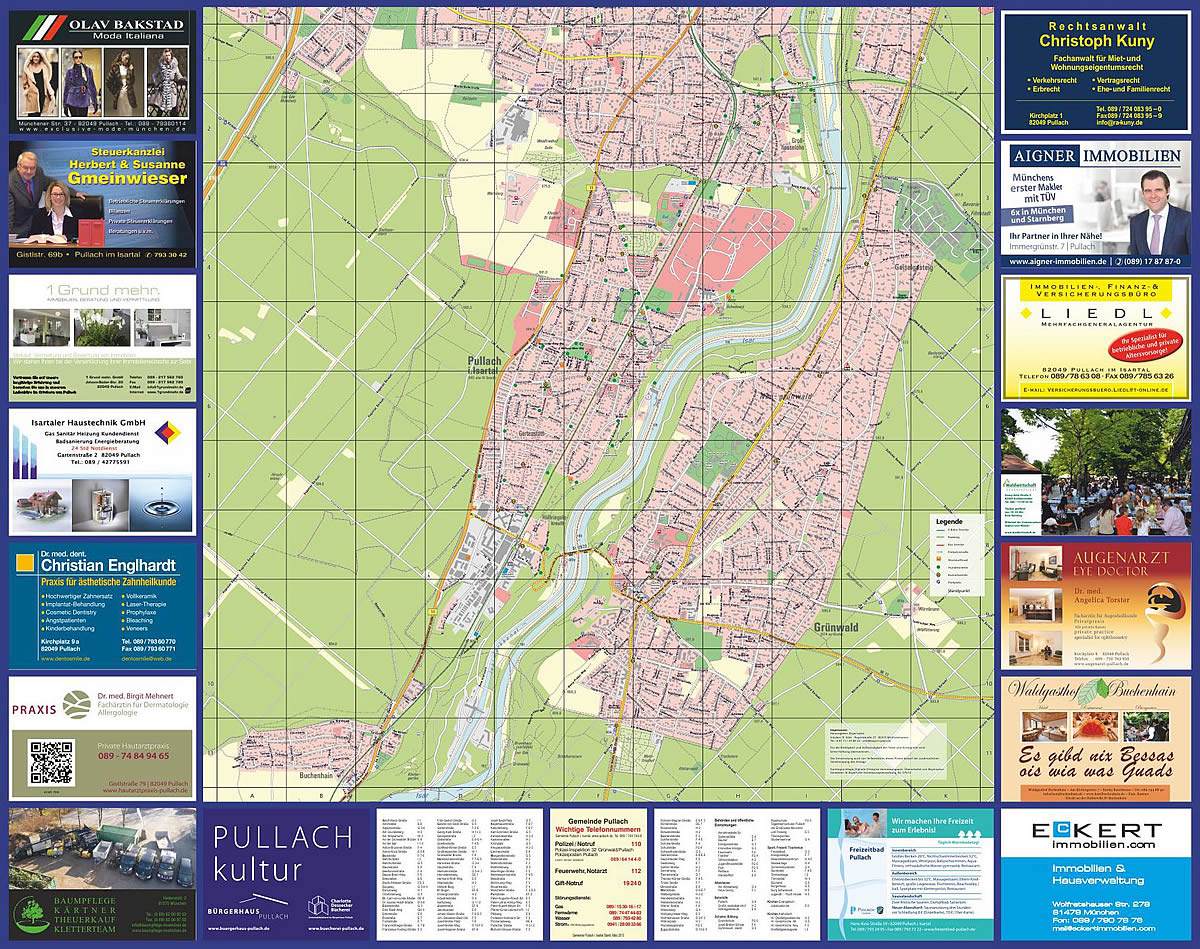Bayern Plan - Aushangplan Pullach