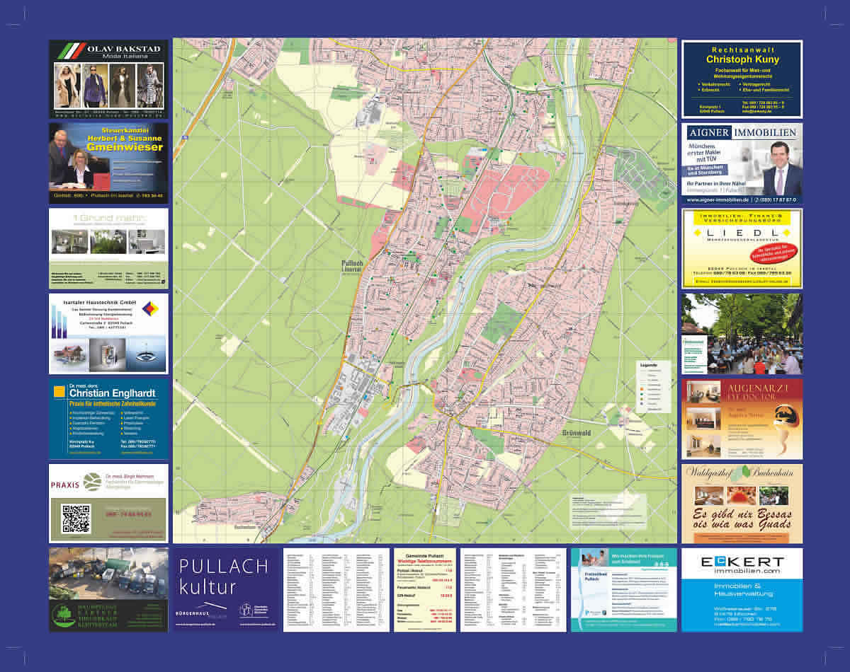Bayern Plan - Ortstafel Pullach
