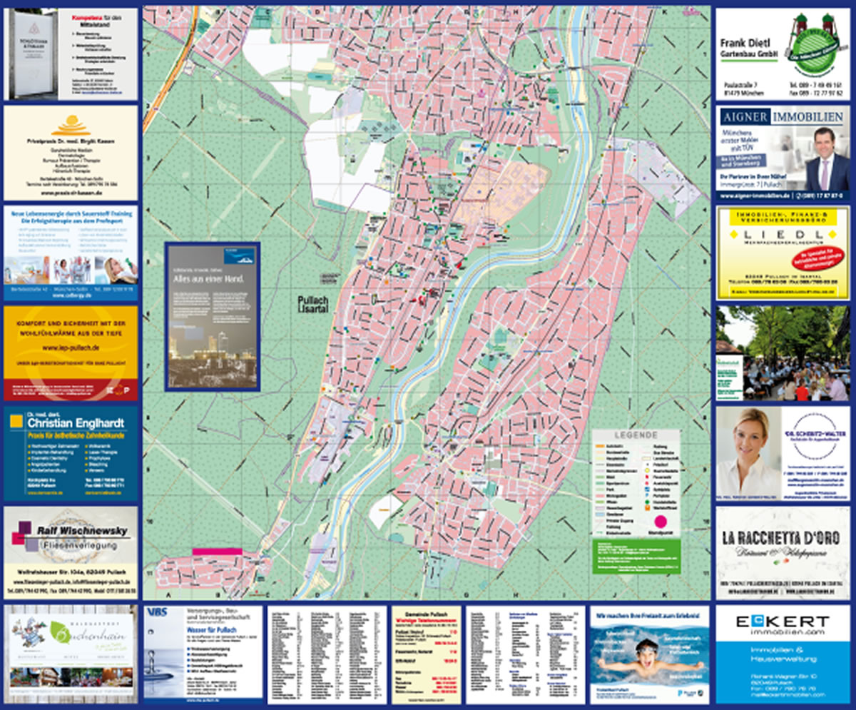 Bayern Plan - Aushangplan Pullach