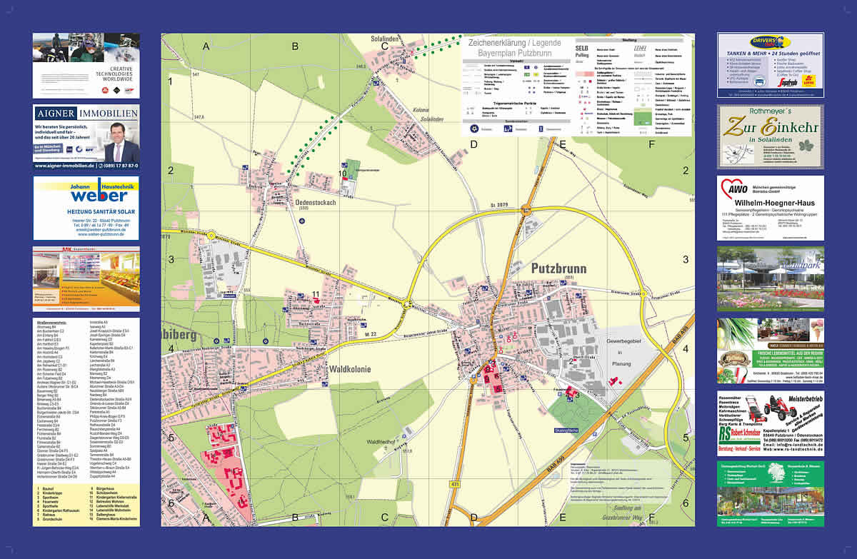 Bayern Plan - Ortstafel Putzbrunn